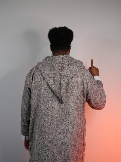Light Brown Hooded Winter Moroccan Thobe